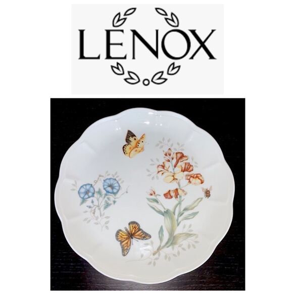 Lenox Butterfly Meadow Monarch dinner plate - Picture 2 of 3
